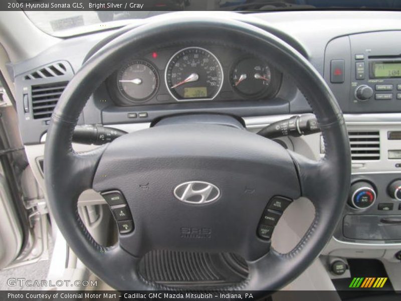 Bright Silver / Gray 2006 Hyundai Sonata GLS