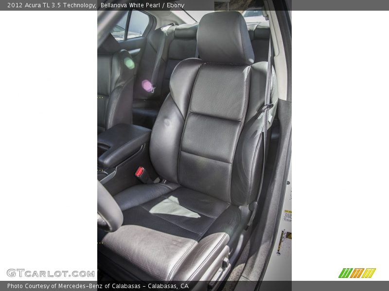 Front Seat of 2012 TL 3.5 Technology