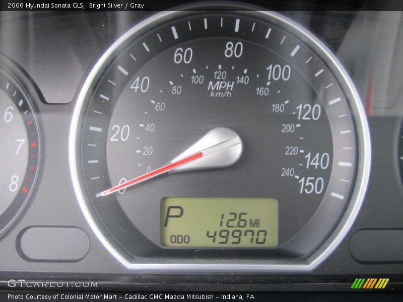 Bright Silver / Gray 2006 Hyundai Sonata GLS