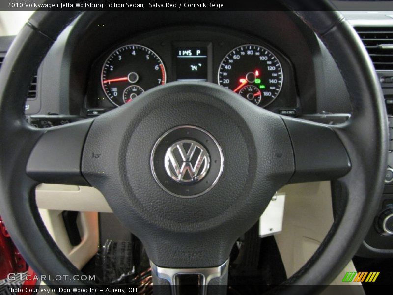 Salsa Red / Cornsilk Beige 2010 Volkswagen Jetta Wolfsburg Edition Sedan