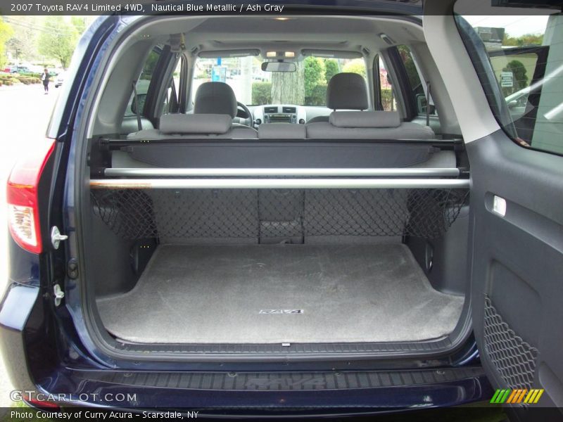 Nautical Blue Metallic / Ash Gray 2007 Toyota RAV4 Limited 4WD