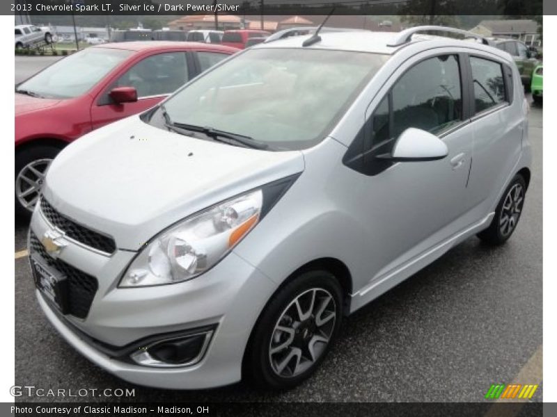 Silver Ice / Dark Pewter/Silver 2013 Chevrolet Spark LT