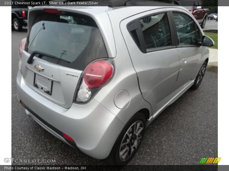 Silver Ice / Dark Pewter/Silver 2013 Chevrolet Spark LT