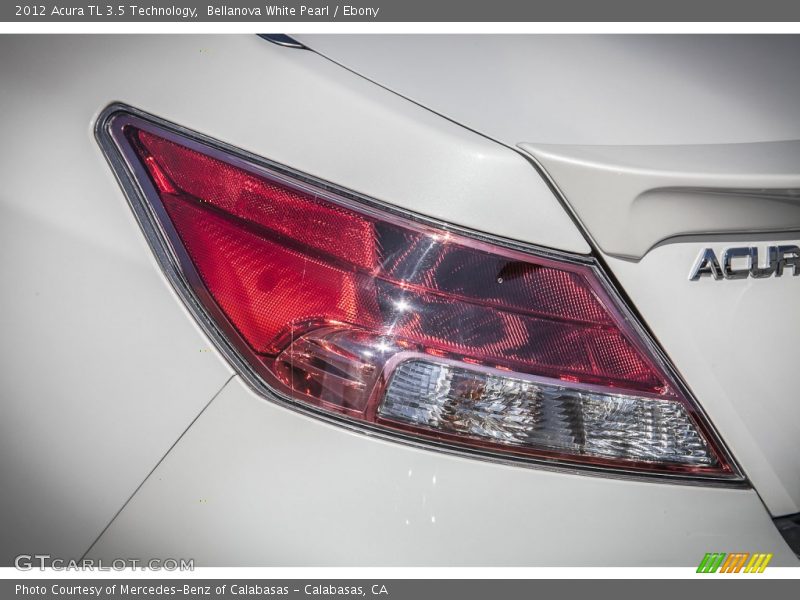 Taillight - 2012 Acura TL 3.5 Technology