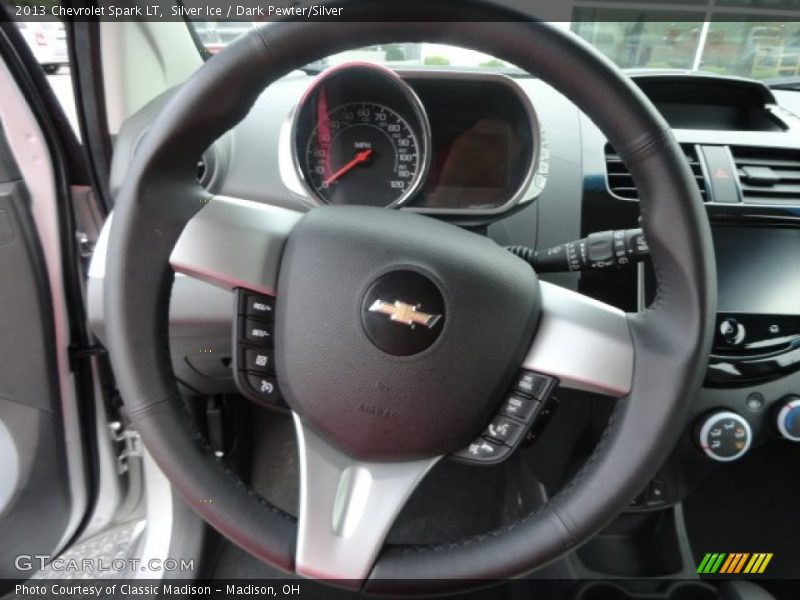 Silver Ice / Dark Pewter/Silver 2013 Chevrolet Spark LT