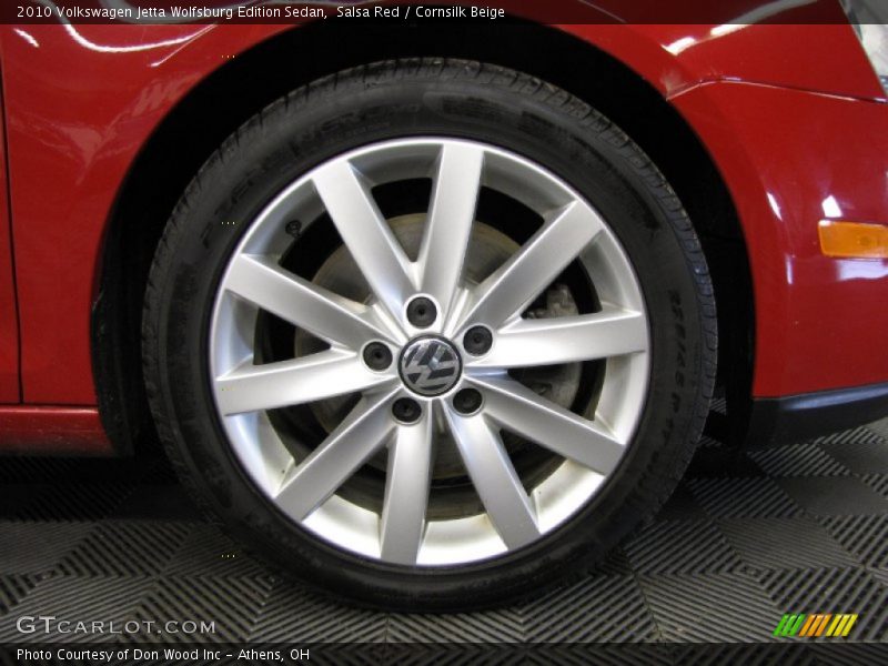 Salsa Red / Cornsilk Beige 2010 Volkswagen Jetta Wolfsburg Edition Sedan
