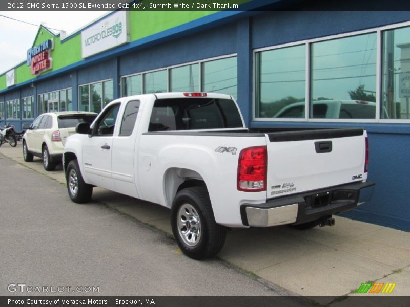 Summit White / Dark Titanium 2012 GMC Sierra 1500 SL Extended Cab 4x4