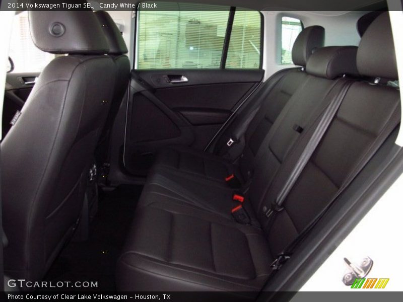 Candy White / Black 2014 Volkswagen Tiguan SEL