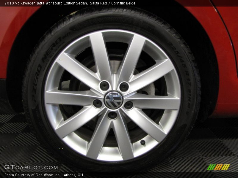 Salsa Red / Cornsilk Beige 2010 Volkswagen Jetta Wolfsburg Edition Sedan