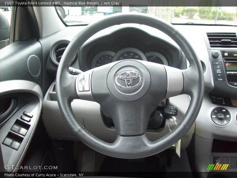 Nautical Blue Metallic / Ash Gray 2007 Toyota RAV4 Limited 4WD