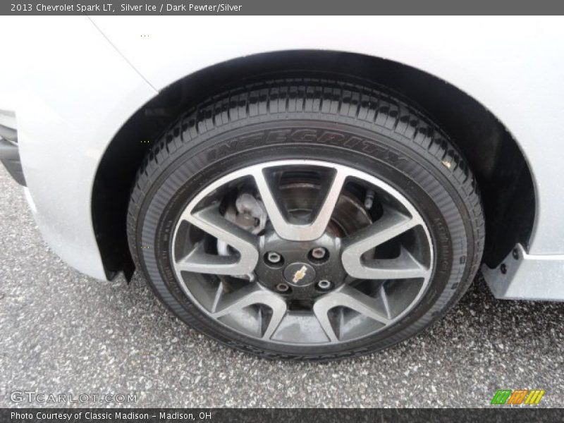 Silver Ice / Dark Pewter/Silver 2013 Chevrolet Spark LT