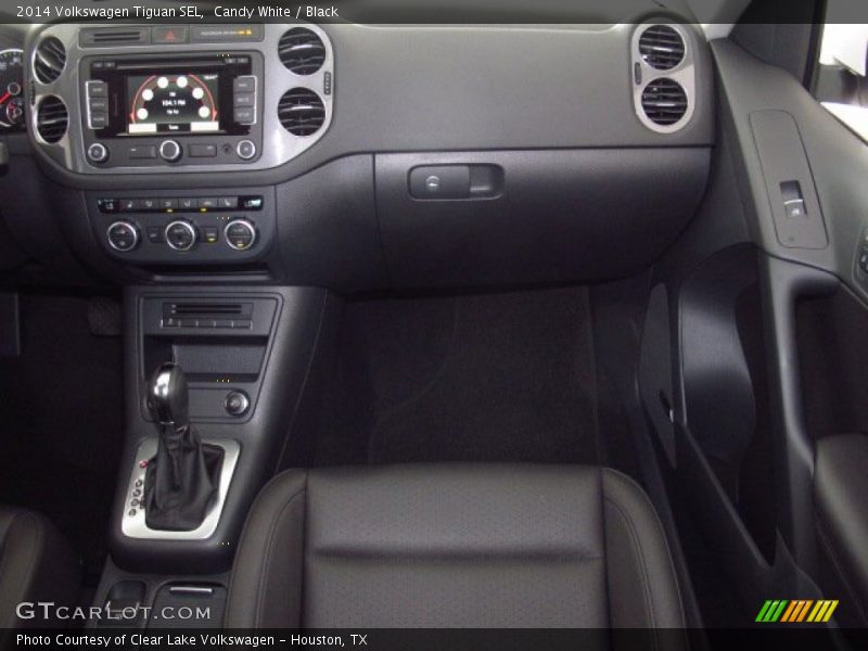 Candy White / Black 2014 Volkswagen Tiguan SEL