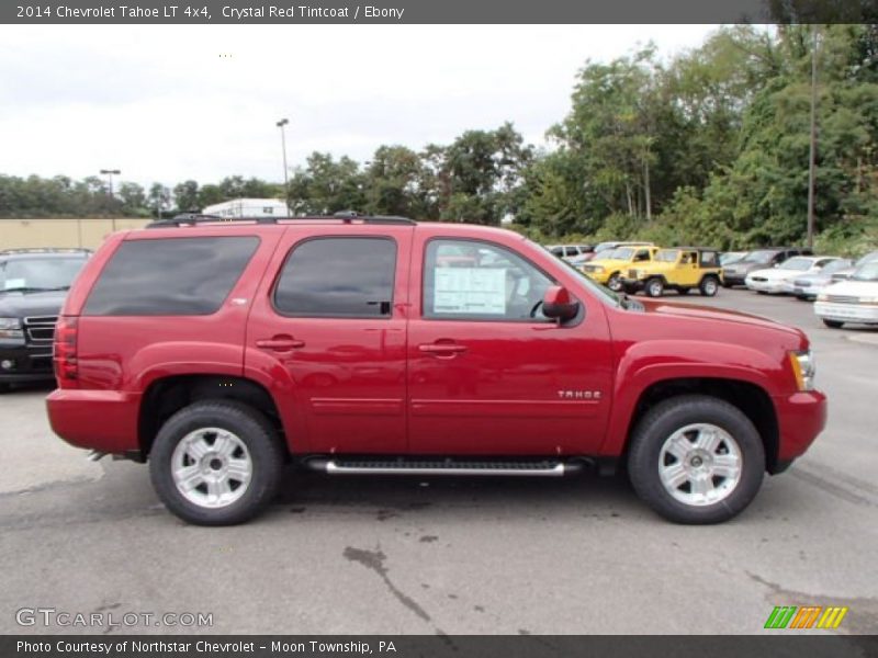 Crystal Red Tintcoat / Ebony 2014 Chevrolet Tahoe LT 4x4