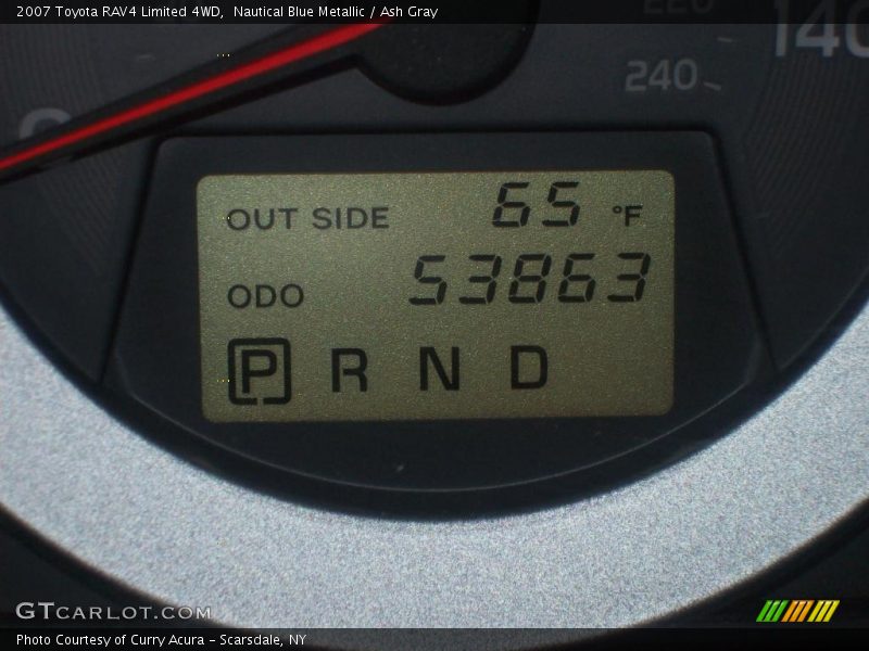 Nautical Blue Metallic / Ash Gray 2007 Toyota RAV4 Limited 4WD