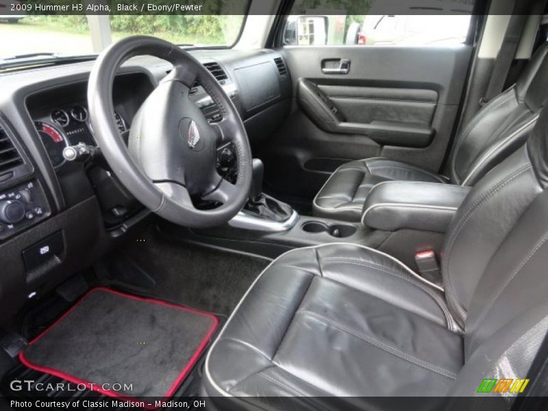 Ebony/Pewter Interior - 2009 H3 Alpha 