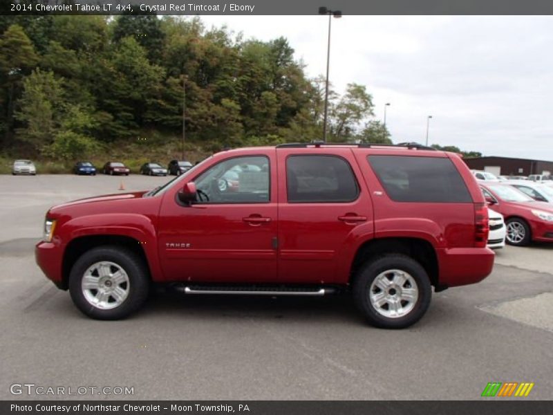 Crystal Red Tintcoat / Ebony 2014 Chevrolet Tahoe LT 4x4