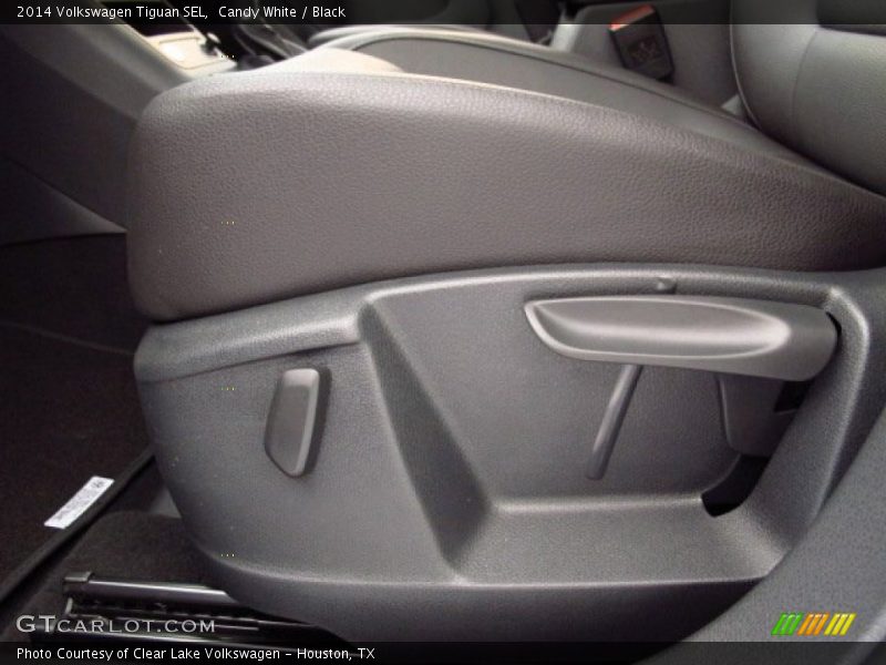 Candy White / Black 2014 Volkswagen Tiguan SEL