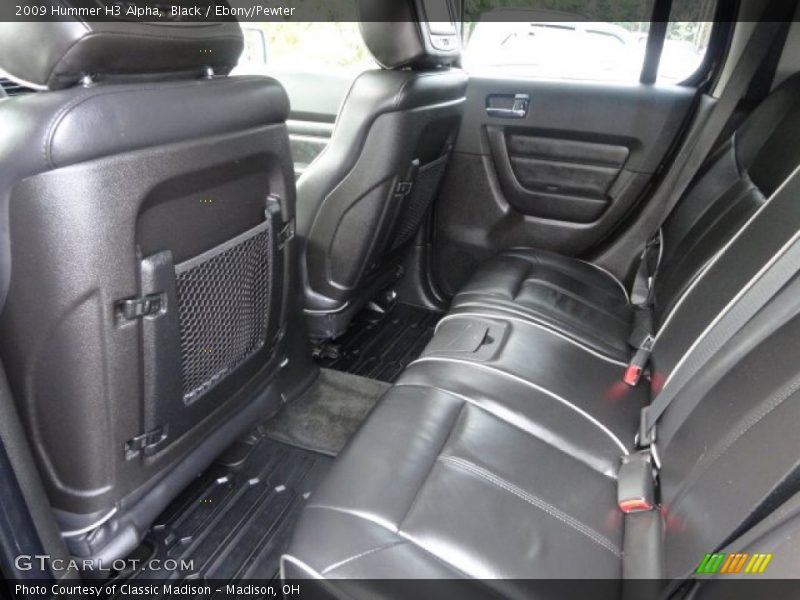 Rear Seat of 2009 H3 Alpha