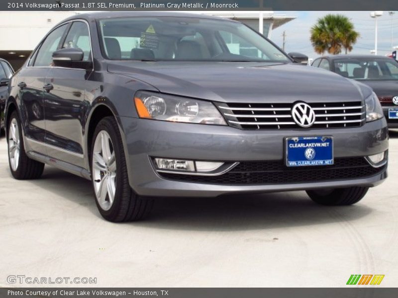 Platinum Gray Metallic / Moonrock 2014 Volkswagen Passat 1.8T SEL Premium