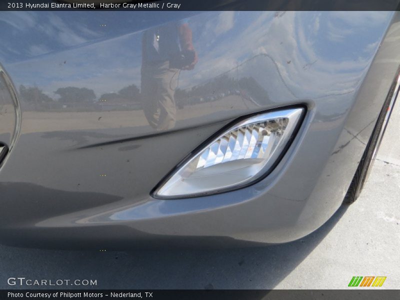 Harbor Gray Metallic / Gray 2013 Hyundai Elantra Limited
