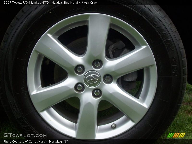 Nautical Blue Metallic / Ash Gray 2007 Toyota RAV4 Limited 4WD