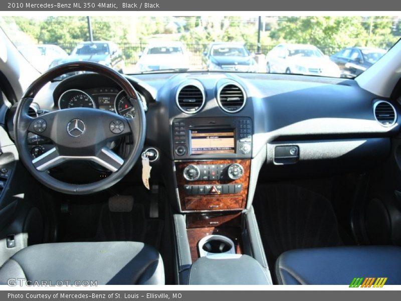 Black / Black 2010 Mercedes-Benz ML 350 4Matic