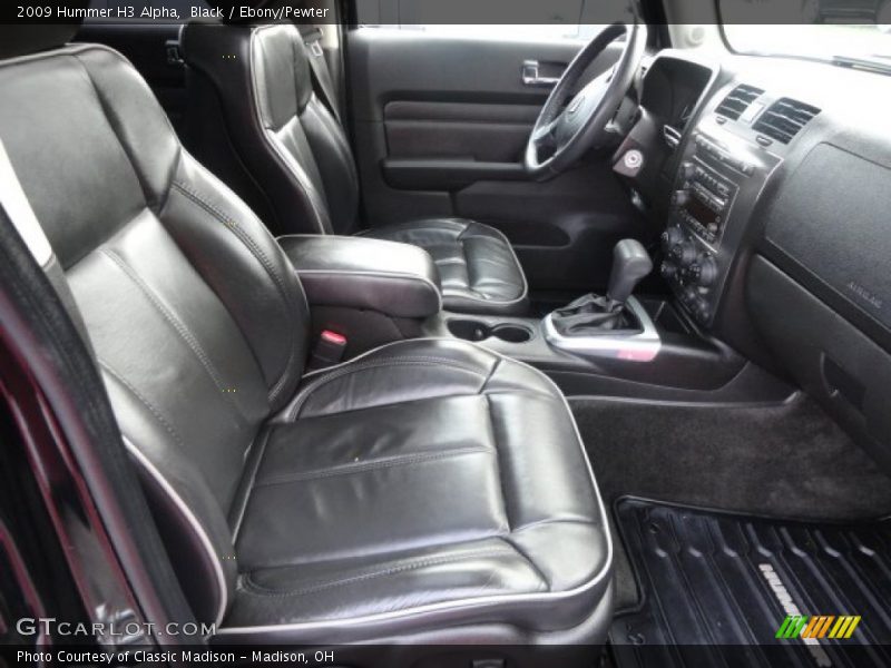 Front Seat of 2009 H3 Alpha