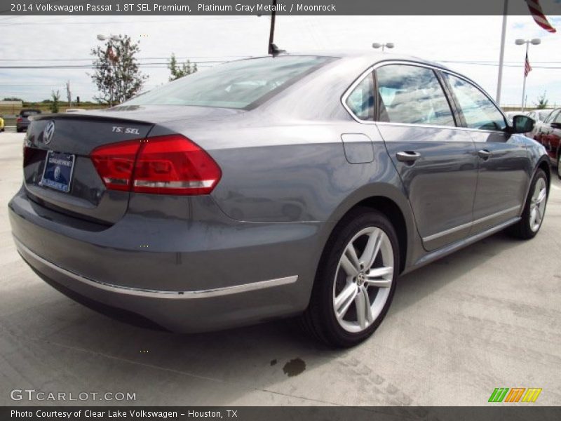 Platinum Gray Metallic / Moonrock 2014 Volkswagen Passat 1.8T SEL Premium