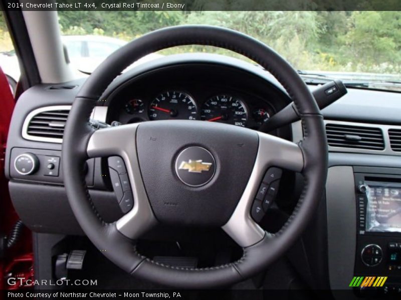 Crystal Red Tintcoat / Ebony 2014 Chevrolet Tahoe LT 4x4