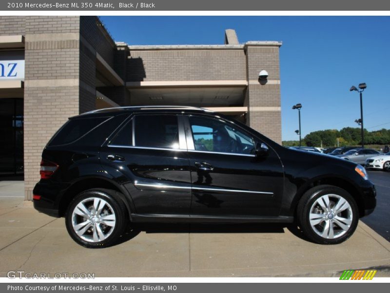Black / Black 2010 Mercedes-Benz ML 350 4Matic