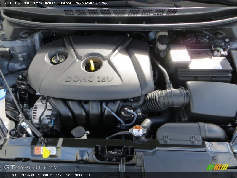 Harbor Gray Metallic / Gray 2013 Hyundai Elantra Limited