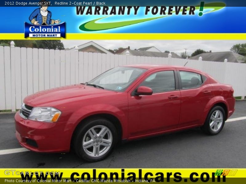 Redline 2-Coat Pearl / Black 2012 Dodge Avenger SXT