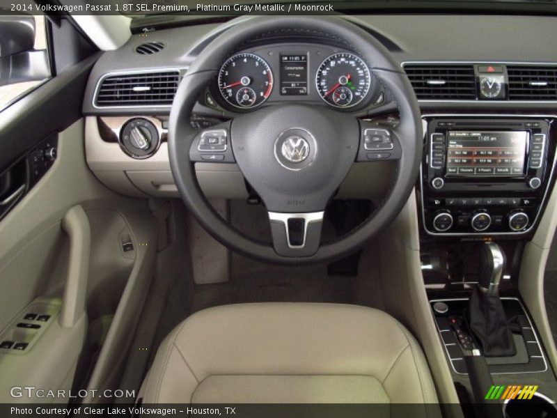 Platinum Gray Metallic / Moonrock 2014 Volkswagen Passat 1.8T SEL Premium