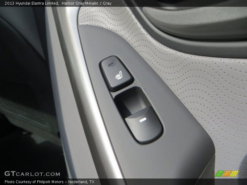 Harbor Gray Metallic / Gray 2013 Hyundai Elantra Limited