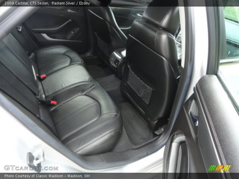 Radiant Silver / Ebony 2009 Cadillac CTS Sedan
