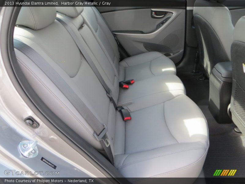 Harbor Gray Metallic / Gray 2013 Hyundai Elantra Limited