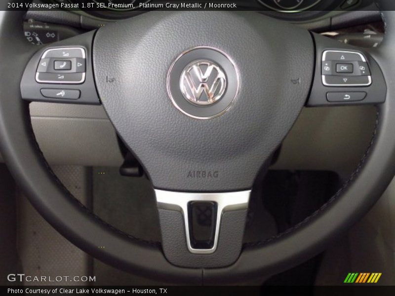 Platinum Gray Metallic / Moonrock 2014 Volkswagen Passat 1.8T SEL Premium