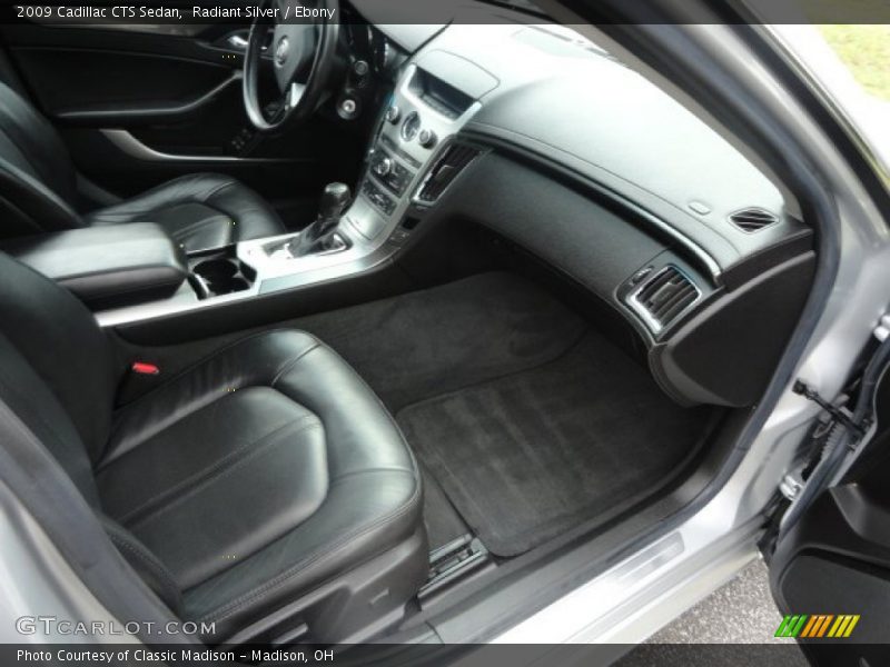 Radiant Silver / Ebony 2009 Cadillac CTS Sedan