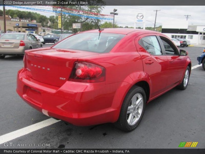 Redline 2-Coat Pearl / Black 2012 Dodge Avenger SXT