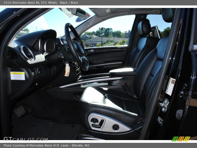 Black / Black 2010 Mercedes-Benz ML 350 4Matic