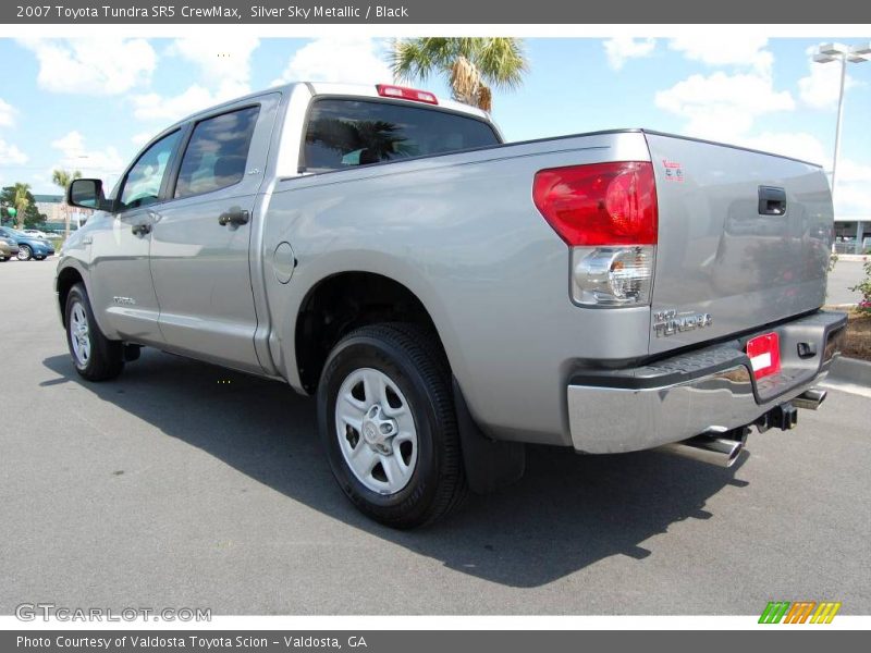 Silver Sky Metallic / Black 2007 Toyota Tundra SR5 CrewMax