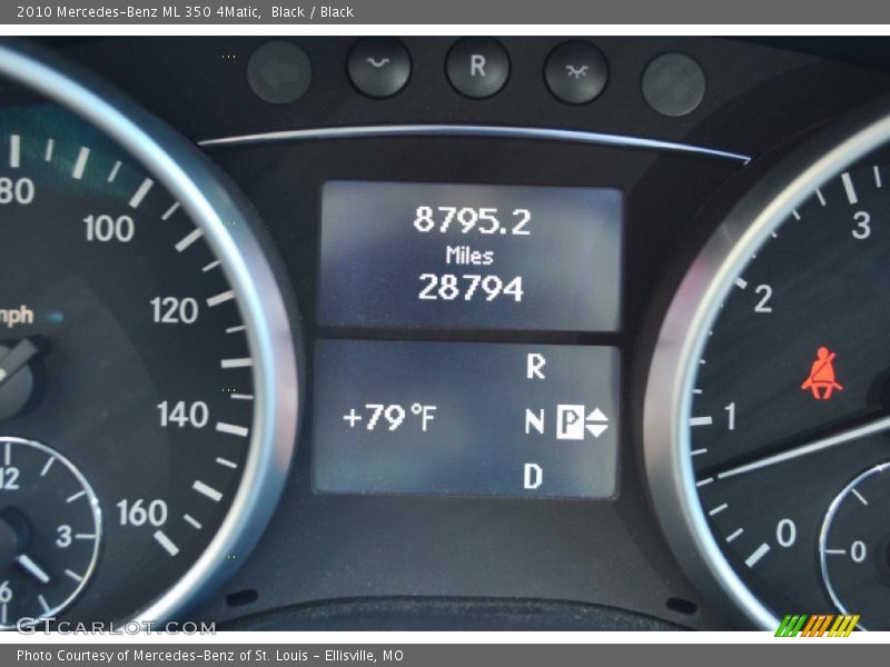 Black / Black 2010 Mercedes-Benz ML 350 4Matic