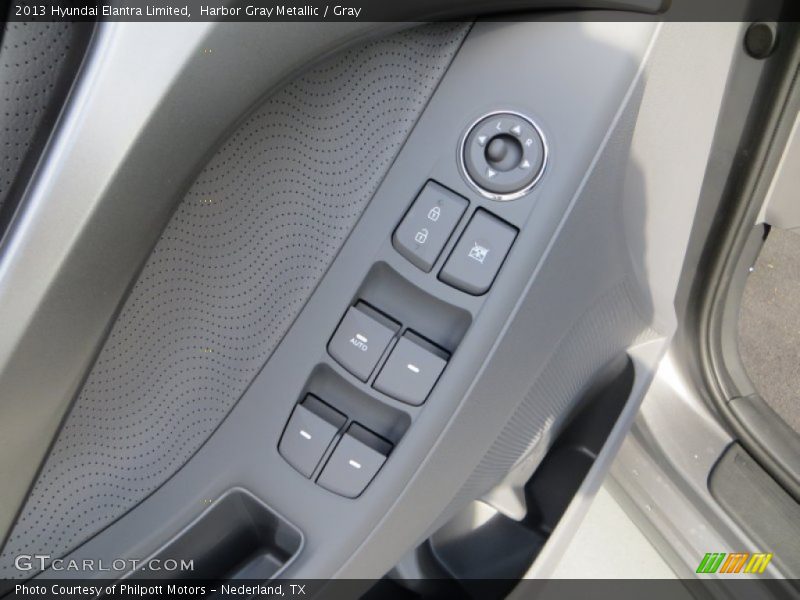 Harbor Gray Metallic / Gray 2013 Hyundai Elantra Limited