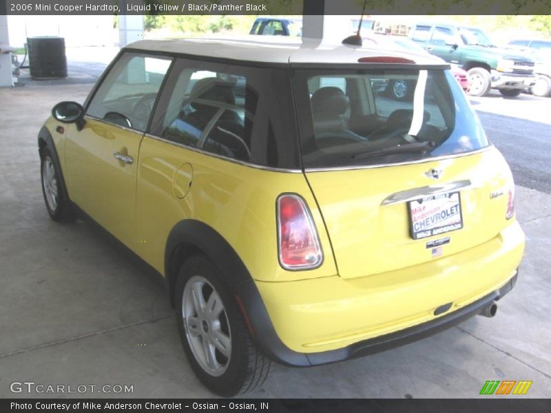 Liquid Yellow / Black/Panther Black 2006 Mini Cooper Hardtop