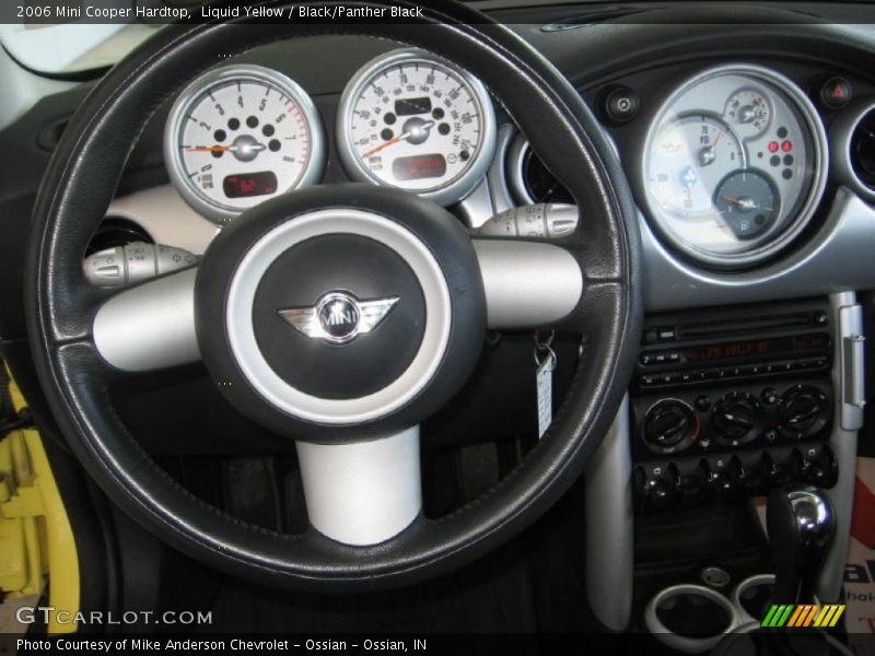 Liquid Yellow / Black/Panther Black 2006 Mini Cooper Hardtop