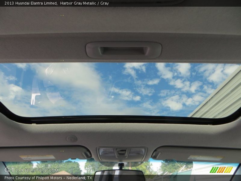 Harbor Gray Metallic / Gray 2013 Hyundai Elantra Limited