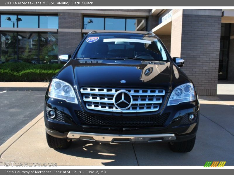 Black / Black 2010 Mercedes-Benz ML 350 4Matic
