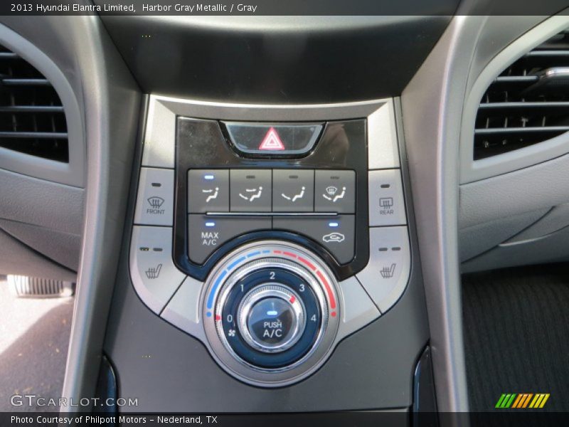 Harbor Gray Metallic / Gray 2013 Hyundai Elantra Limited