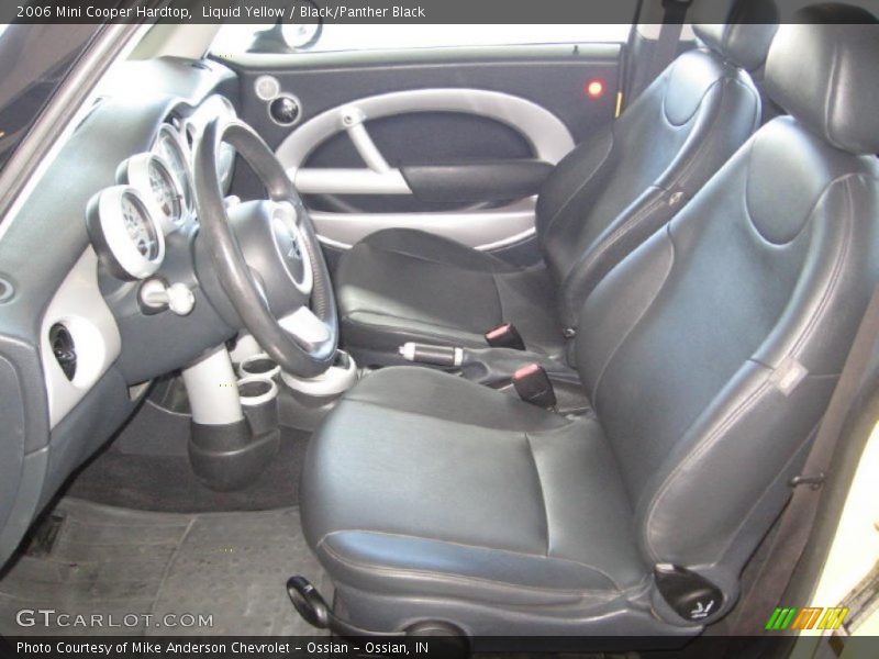Liquid Yellow / Black/Panther Black 2006 Mini Cooper Hardtop
