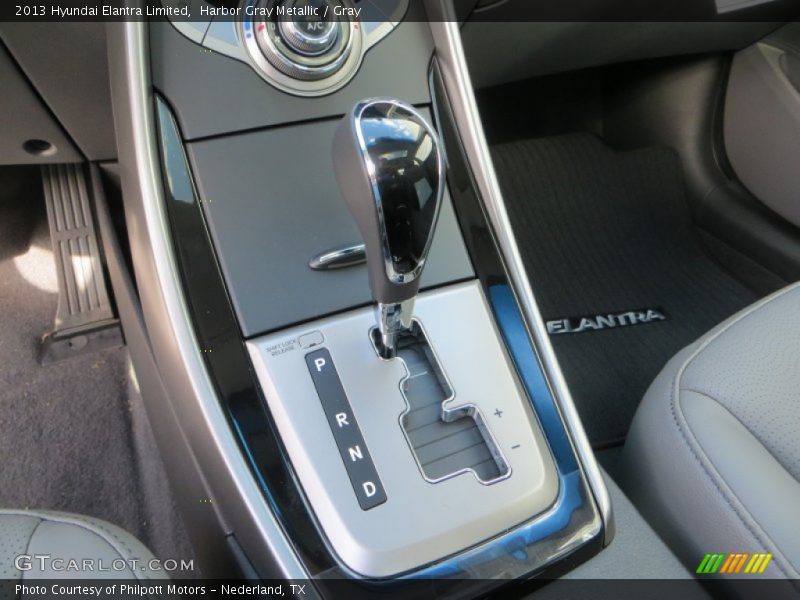 Harbor Gray Metallic / Gray 2013 Hyundai Elantra Limited